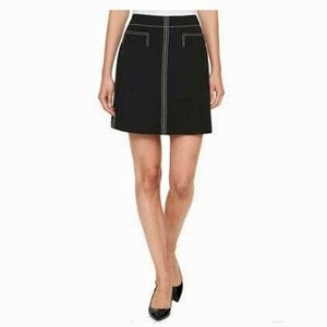 Tommy Hilfiger Contrast Stitch A-Line Mini Skirt